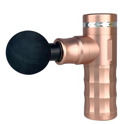 China 2021 New High Mute Aluminum Alloy Muscle Massage Gun Mini Massage Gun Proffessional Massager for sale