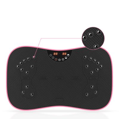 China Home Use Sports Exercise Fitness Equipment Dual Motor Massage Body Shaper Vibration Super Fit Plate for sale