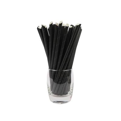 China Bar Accessary Premium Sharp-End Disposable Drinking Paper Straws For Juices Shakes Cocktail Party Decoration for sale