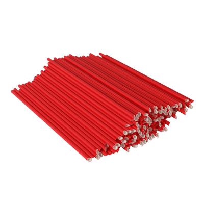 China Bar Accessary Premium Sharp-End Disposable Drinking Paper Straws For Cocktail Supplies , Birthday for sale