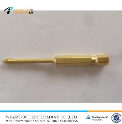 China Masonry Drilling Patent Universal Glass Tile Drill Bit With Cross Head for sale