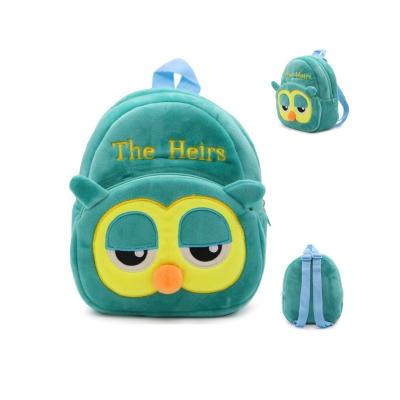 China Christmas Gift Waterproof Flannel Toys 1-3 Years Old Children Cartoon 3D Animal Backpacks for sale