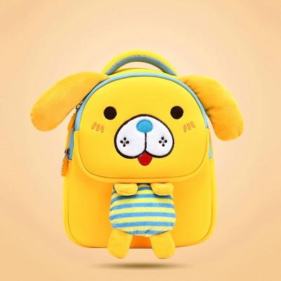 China 3D Cartoon Animal Schoolbags Neoprene Kindergarten Waterproof Lightweight Children for sale