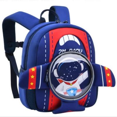 China Waterproof Christmas Gift Toys 5-6 Years Old Children 3D Cartoon Backpacks Neoprene for sale