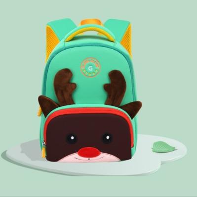 China 3D Cartoon Animal Schoolbags Neoprene Kindergarten Waterproof Lightweight Children for sale