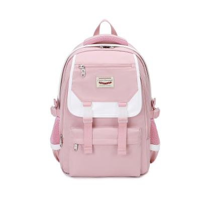 China Waterproof In Stock Nylon Waterproof Boys Junior Senior School Backpacks Girls OEM Factory Price for sale