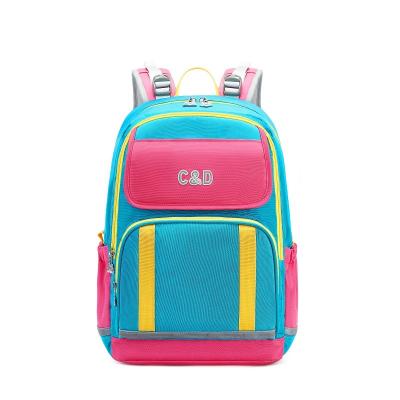 China New Arrival Raincoat In Stock Kids Girls Boys Colorful Nylon Waterproof Schoolbag for sale