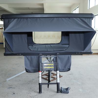 Cina Grau in alluminio 4 stagioni tetto pieghevole Top tenda con 320G tessuto di poliestere di cotone in vendita