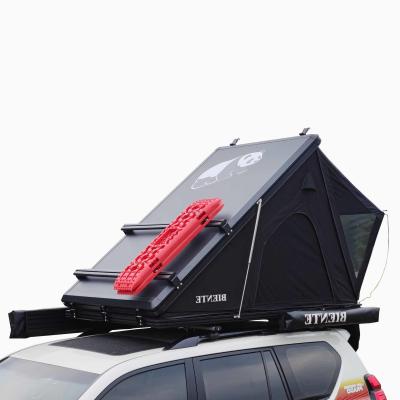 China Van Jeep Triangle Rooftop Tent For Camping 210*132*150cm Open Size for sale