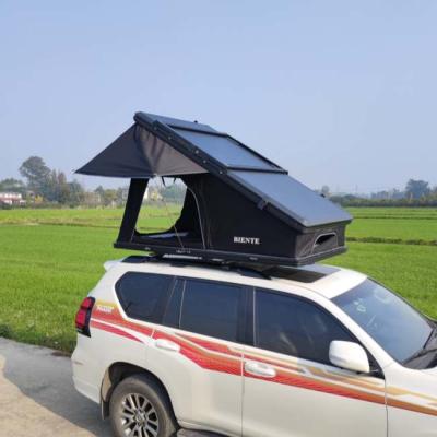 China Foldable Truck Triangle Rooftop Tent With 320G Polyester Cotton Fabric for sale