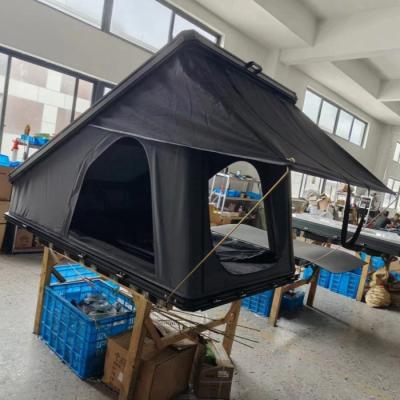 China Durable Waterproof Aluminum Rooftop Tent With Grey Black Color for sale