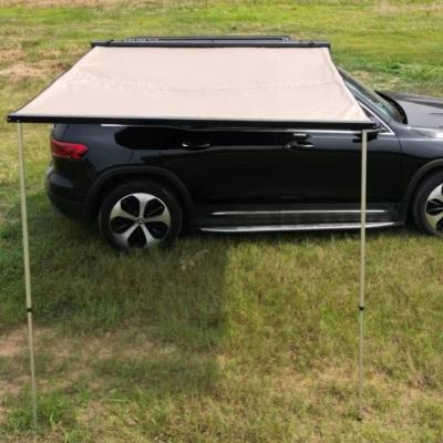 China 4WD Rainproof Camouflage Pull Out Side Awning With LED Light for sale