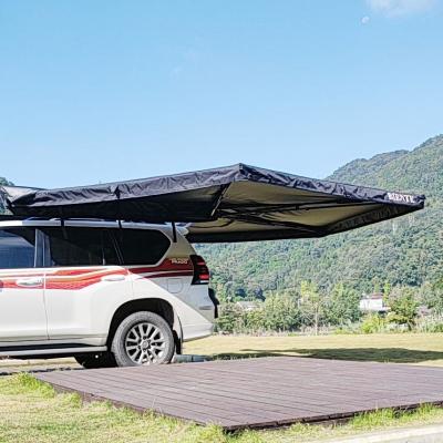 China UV Resistant Foldable 270 Degree Awning With Walls 270 Degree 4wd Awning for sale