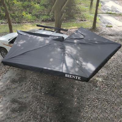 China Automatic Opening Free Standing 270 Degree Vehicle Awning Sun Canopy for sale