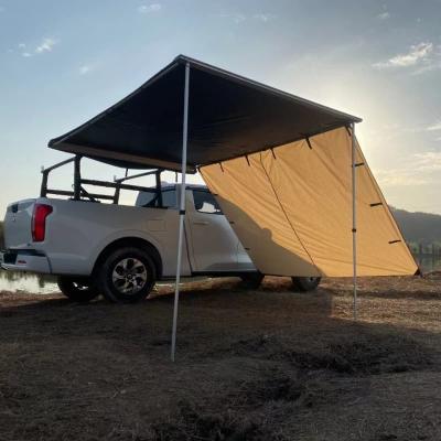 China 4X4 Extended Pull Out Car Side Awning Tent Waterproof Different Sizes for sale