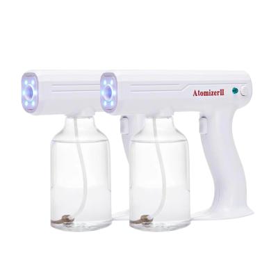 China Home+Office+Travel High Quality Blue Nano Sprayer Portable Cordless Atomization Sanitizer Sterile Atom Gun Sprayer 800ml for sale