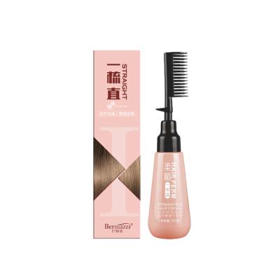 China Salon Use Bestselling Keratin Straight Hair Cream With Best Quality Nourishing Straight Hair Cream With Comb For Hair for sale