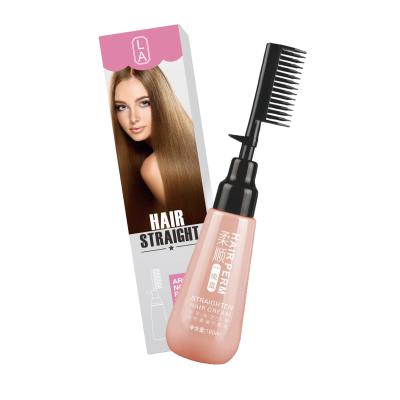 China Alcohol Free Private Label Straight Hair Softener Straight Hair Cream Permanent Straightening Cream Comb For Hair for sale