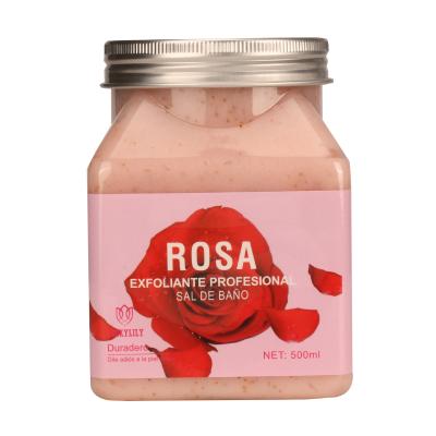 China Organic Handmade Exfoliator Salt Skin Whitening Brightening Body Scrub Vanilla Snail Body Scrub For Body for sale