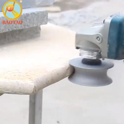 China Granite Grinder Polisher Backing Pad Wet Stone Marble Granite Edge Grinders for sale