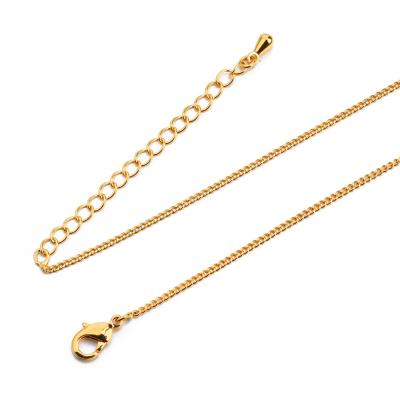 China Fashionable New 18K Gold Cable Neck Jewelry Chain Design For Men for sale