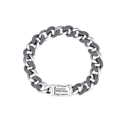 China Real Cuban Link Chain Men's Bracelet Sterling Silver 925 10MM Silver Men's Bracelet for sale