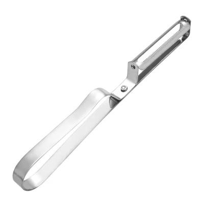 China Multifunctional Stall Hot Sale Metal Stainless Steel Fruit Peeler Vegetable Peeler Apple Melon Planer for sale