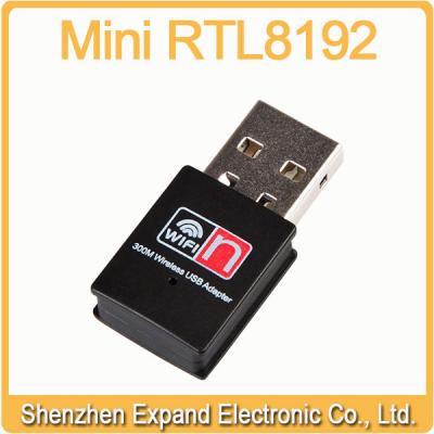 China Desklop and Laptop 300Mbps Mini Realtek RTL8191su USB WiFi Adapter for sale