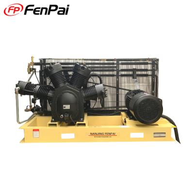 China Lubricated Industrial Compressors 40bar Air Compressor High Pressure Piston Compressor for sale