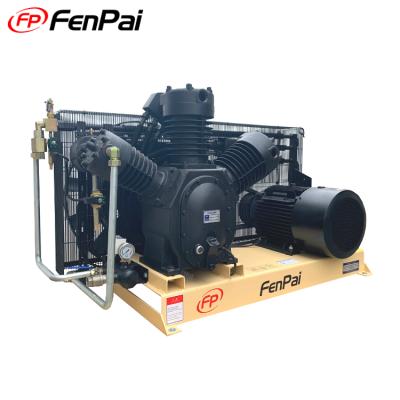 China Fenpai 35bar lubricated air compressor price of 15hp air compressor high pressure air compressor price for sale