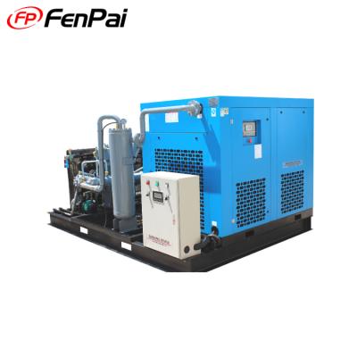 China Lubricated Screw Thruster Air Compressor High Pleasure 15kw 30bar Combo Air Compressor With Air Dryer for sale