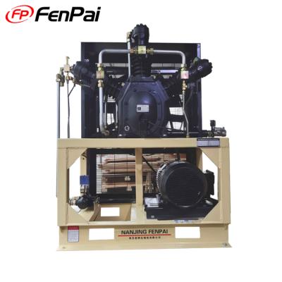 China Lubricated Air Cooling Air Compressor 140 cfm Air Compressor Booster 30bar for sale