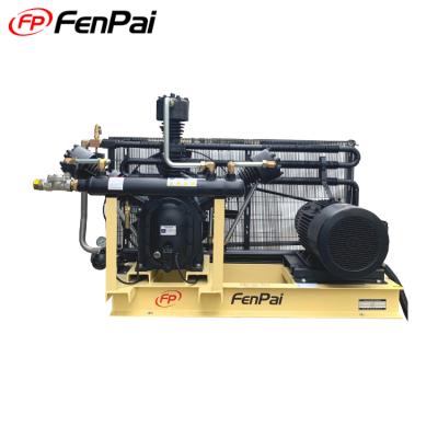 China Lubricated 30 Bar 25 Hp Air Compressor For Pet Blow Molding Machine 30bar Booster Compressor for sale