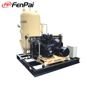 China 30 bar lubricated combo air compressor with competitive price laser cutting machine air compressor for sale