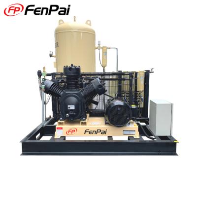 China china air compressor 30 bar lubricated piston air compressor 30hp combo compressor for laser cutting machine for sale