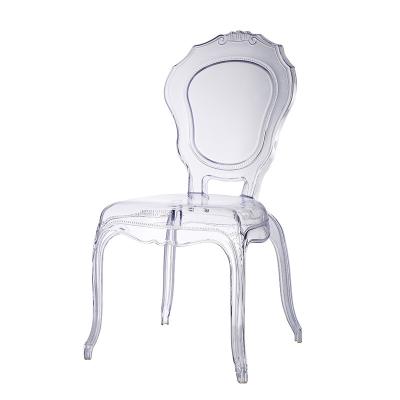 China (Size) Resin Chiavari Ultraviolet-proof Adjustable Stacking Transparent Acrylic Wedding Chair For Chair Wedding Wholesale for sale