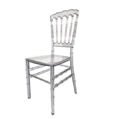 China Wholesale Clear Polycarbonate Crystal Resin Plastic Phoenix Event Chiavari Stackable Chair Wedding Adjustable (Size) for sale