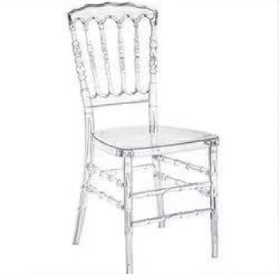 China Contemporary Hotel Wedding Silla Comedor Stackable Transparent Acrylic Crystal Resin Plastic Phoenix Banquet Chiavari Chair for sale