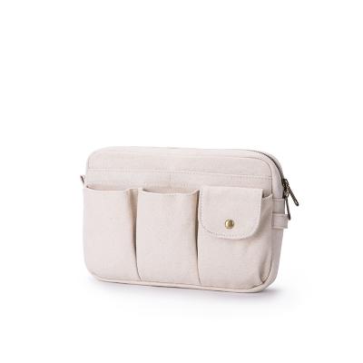 China Multifunctional large capacity Factory Supply Multifunctional Large Capacity Storage Makeup Bags Eco Friendly Canvas Cosmetic Bag for sale