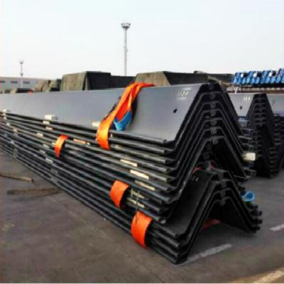 China Steel for construction z type single sheet pile type sheet z pile for dock wall for sale