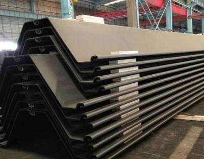 China Steel For Steel Profile Porcelain Sheet Piling Section And Sheet Cold Formed Pile For Shipyard for sale