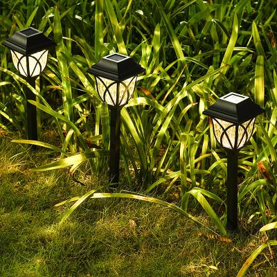 China Garden Waterproof Solar Garden Lamp Lawn Lamp Outdoor Courtyard Illuminate Led Light Floor Lamp Path Induction Automatic Sensor for sale