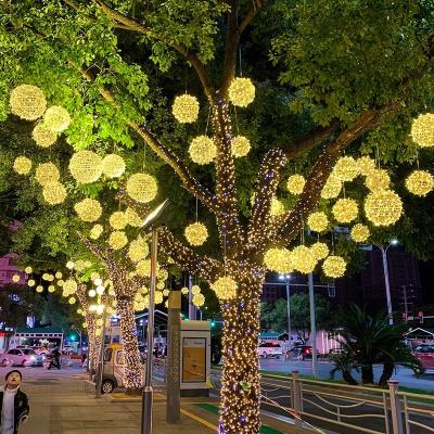 China Ball Lights Outdoor String Lights Led Ball Light Gardening  Decorative Holiday  Hanging Tree Lights Waterproof Patio Street  Decoration for sale