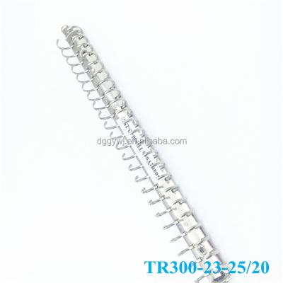 China Guangdong factory 23 ring mechanism metal / metal file clip / stationery clip for sale