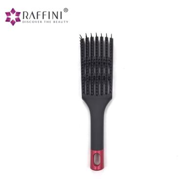 China New Design Duct Rectangular Hollow Plastic Hair Brush Paddle for sale