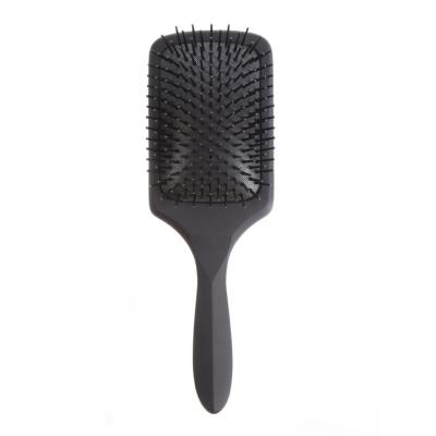 China Hot Selling Black Custom Square Paddle Pad Cushion Wooden Hair Brush for sale