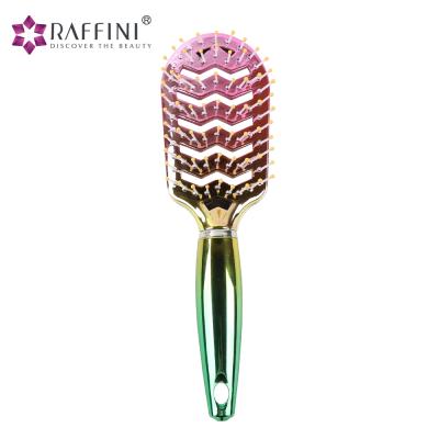 China Newest Manufacturer Men's Bristle Detachable Plastic Vent Hair Brush for sale