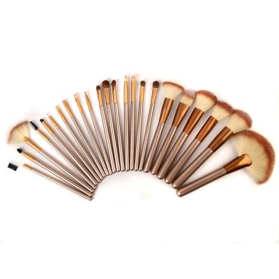 China Angular Blush 23PCS Logo Wooden Professional Makeup Brush Custom Made for sale