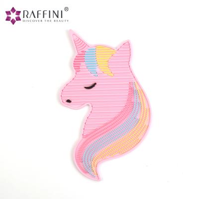 China Hot Popular Cosmetic Beauty Care Cosmetic Tools Unicorn Makeup Brush Cleaner Cleaning Pad for sale