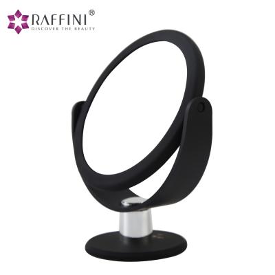 China Desk Mirror ABS Mirror Top Rubber Coating Cosmetic Desk for sale